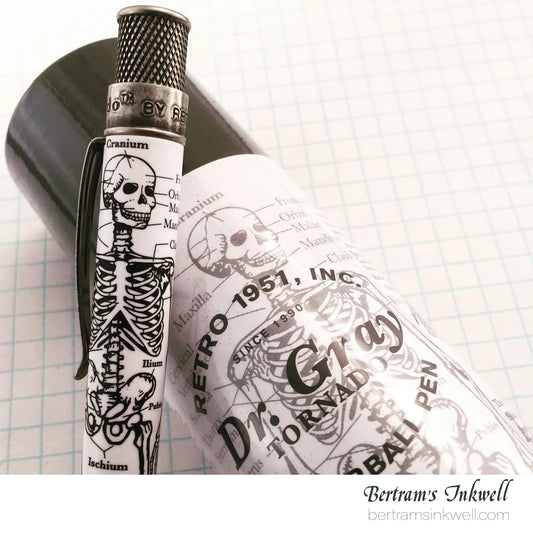 Retro 51 Tornado™ Vintage Metalsmith - Dr. Gray Skeleton Rollerball