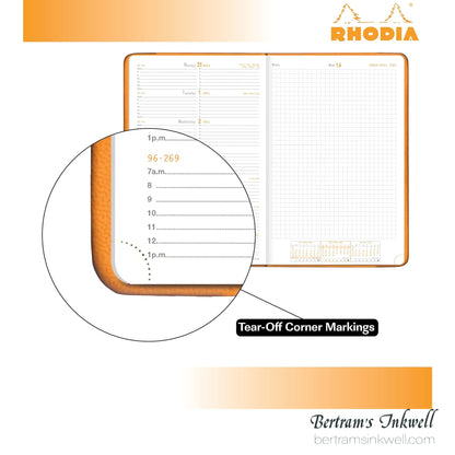 Rhodia 2026 Webplanner Notebook - Black cover