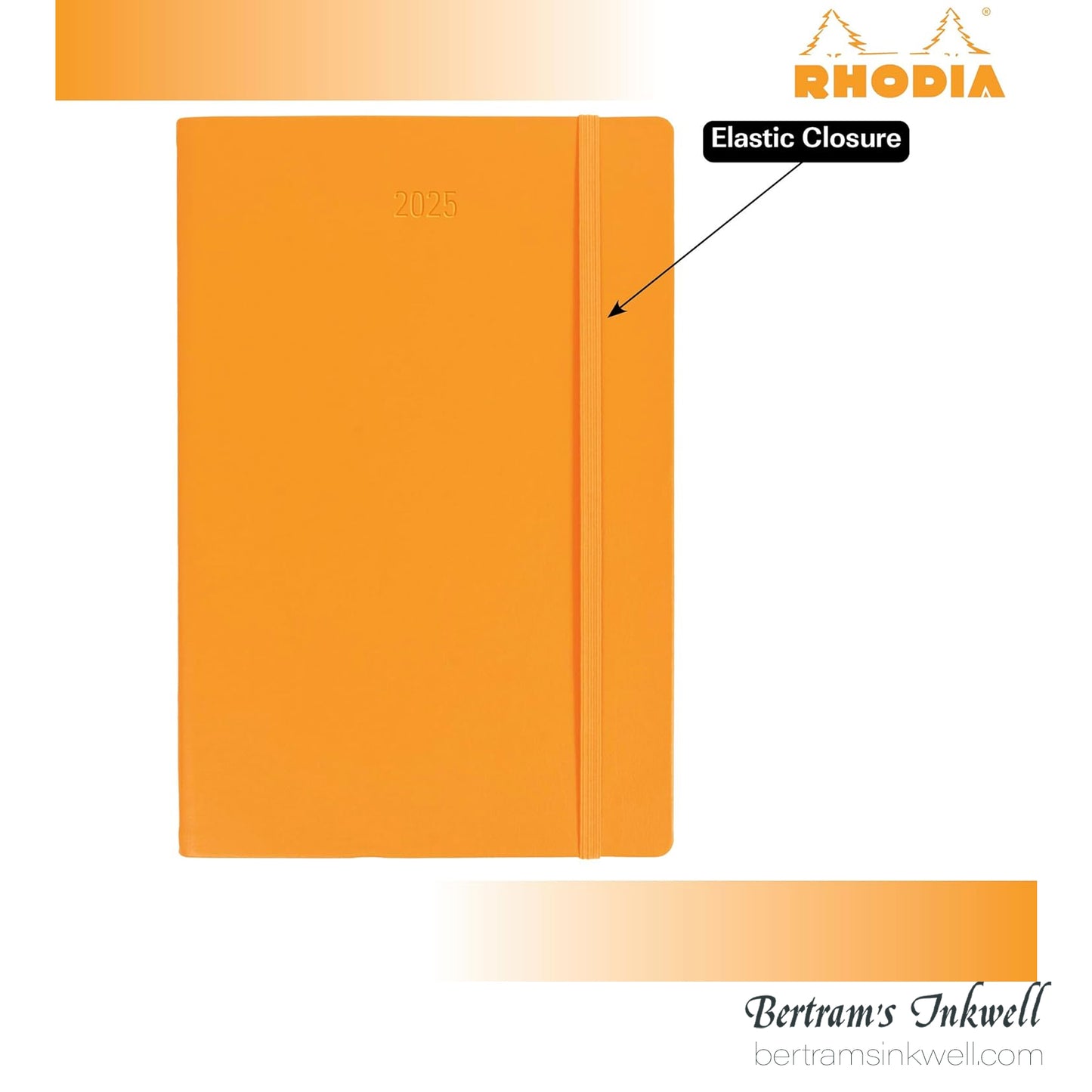 Rhodia 2026 Webplanner Notebook - Black cover