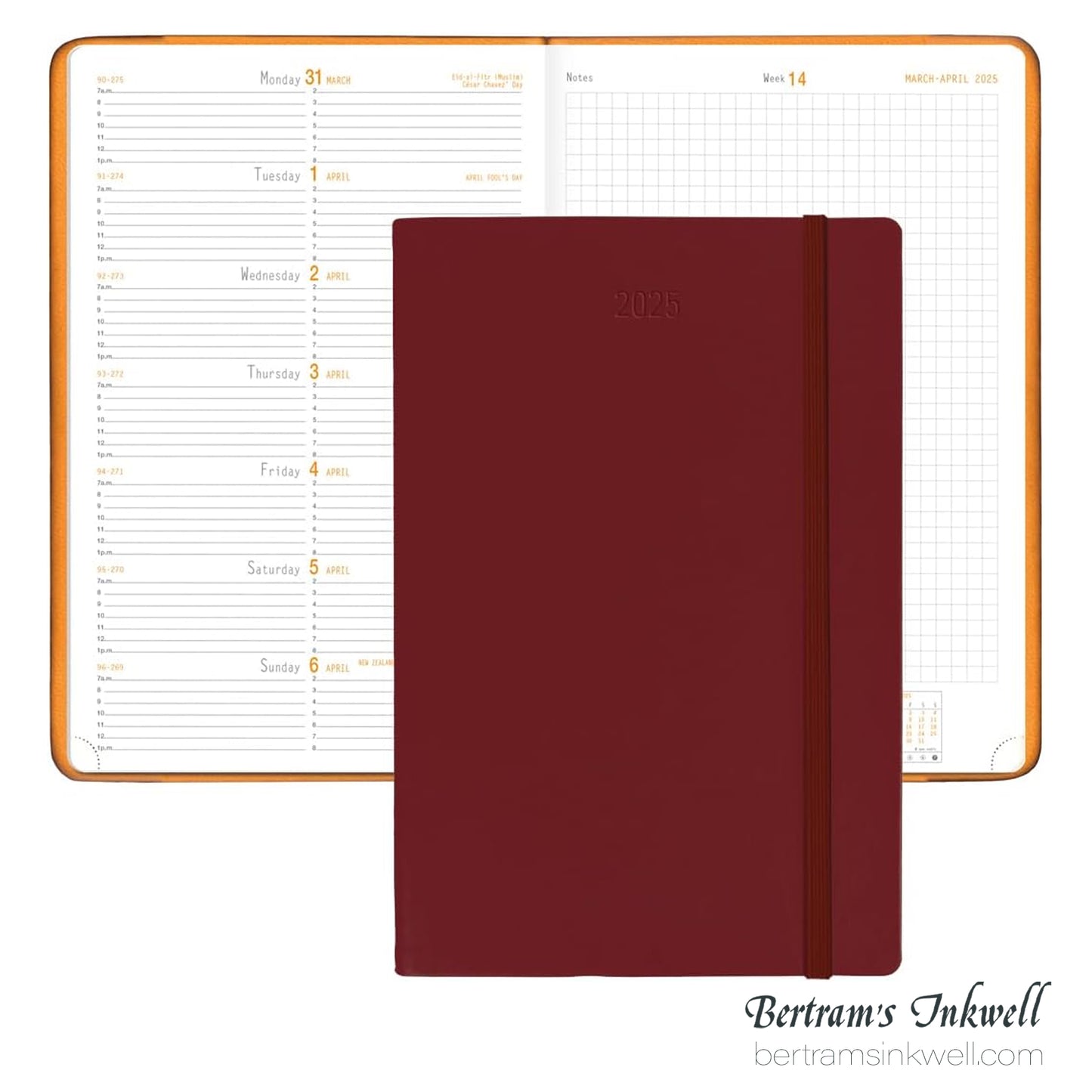 Rhodia 2026 Webplanner Notebook - Black cover