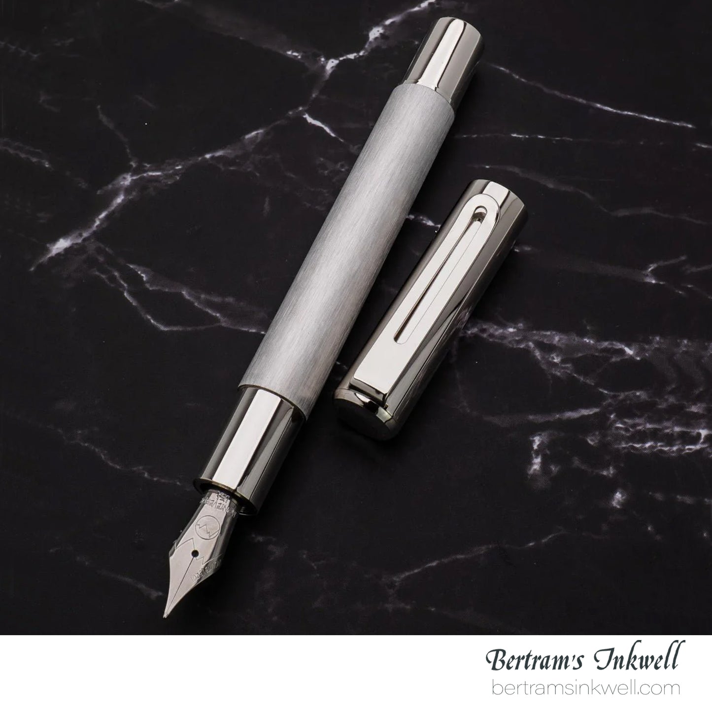 Monteverde Ritma Brushed Stainless Steel Fountain Pen