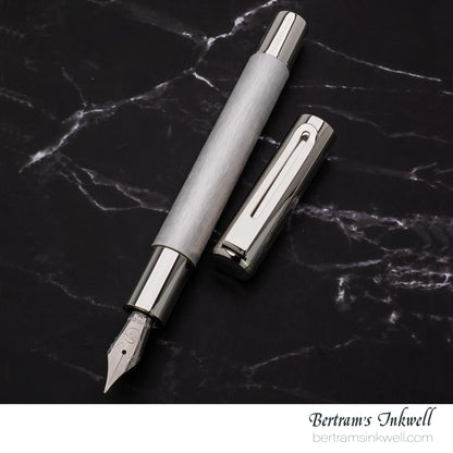 Monteverde Ritma Brushed Stainless Steel Fountain Pen