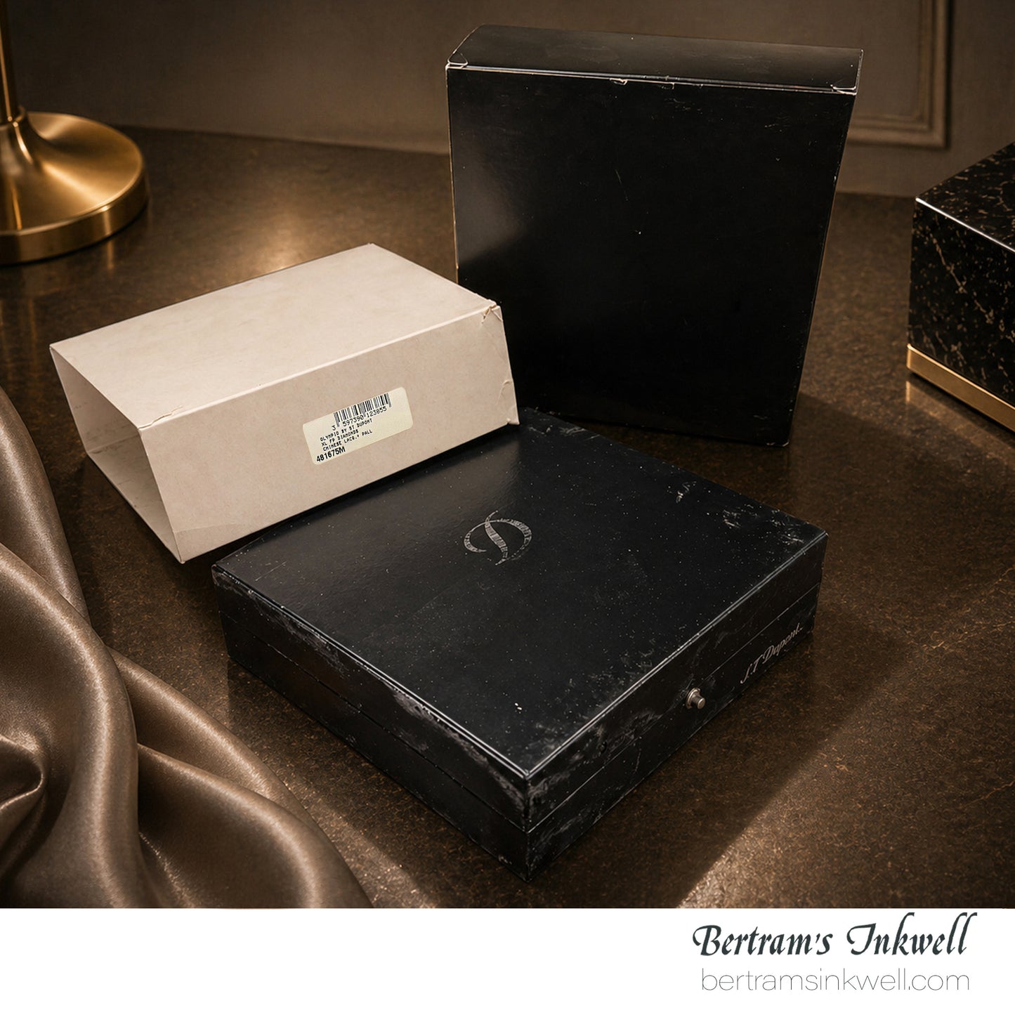 S.T. Dupont Olympio Extra Large Palladium & Diamond Fountain Pen 481675M, 2011