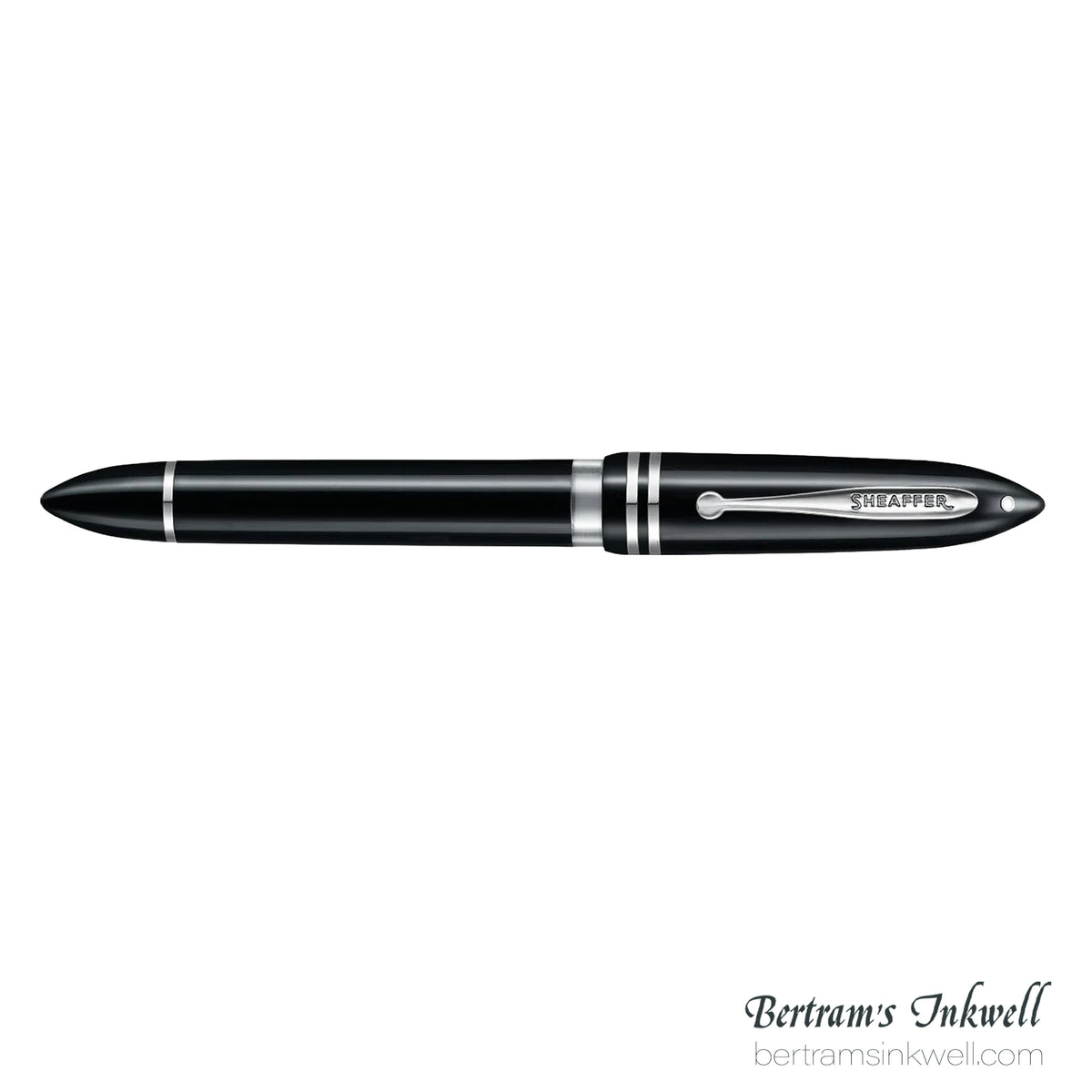 Sheaffer Balance III E892 Glossy Black & Chrome Trim Fountain Pen