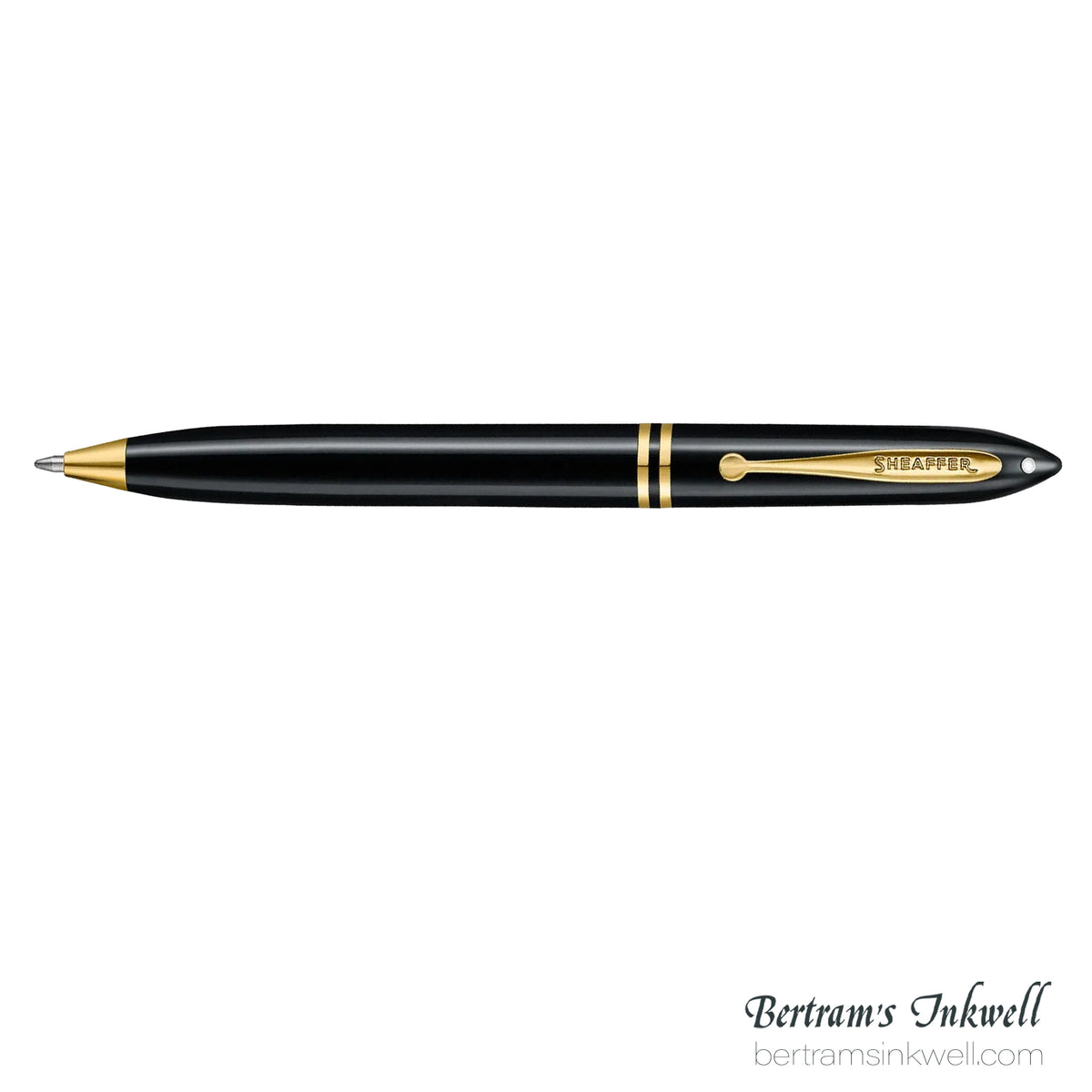 Sheaffer Balance III E893 Glossy Black & Gold Trim Ballpoint