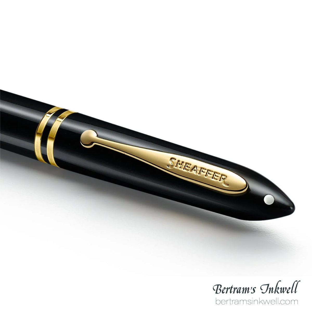 Sheaffer Balance III E893 Glossy Black & Gold Trim Ballpoint