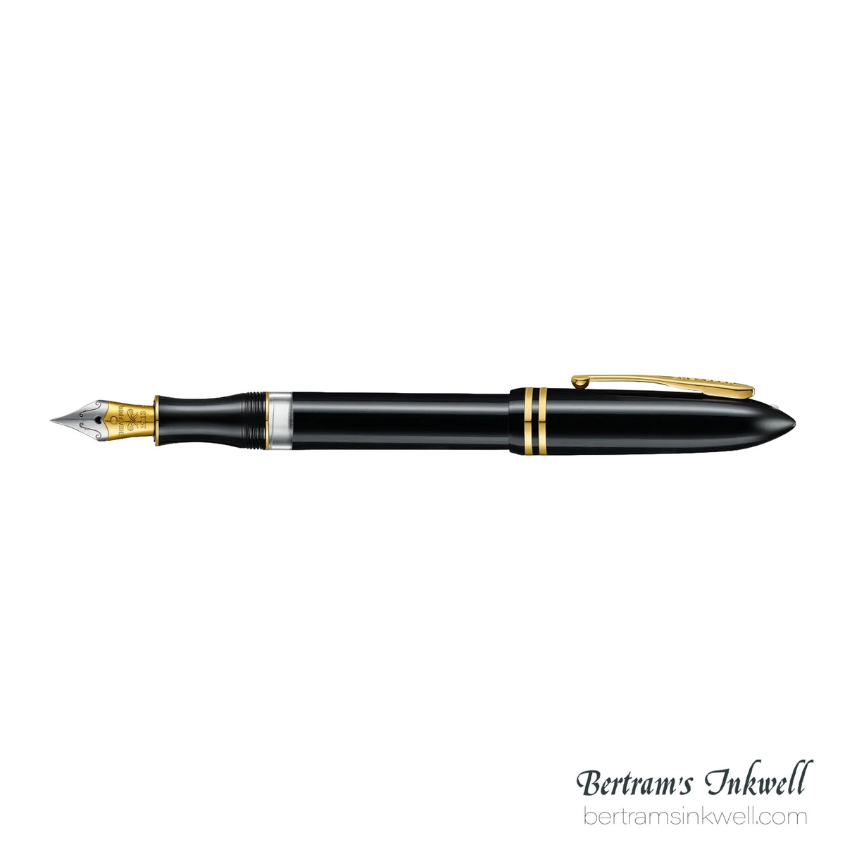Sheaffer Balance III E893 Glossy Black & Gold Trim Fountain Pen