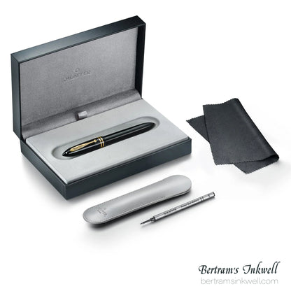 Sheaffer Balance III E893 Glossy Black & Gold Trim Rollerball