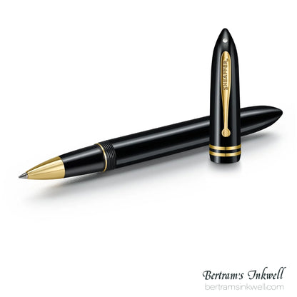 Sheaffer Balance III E893 Glossy Black & Gold Trim Rollerball