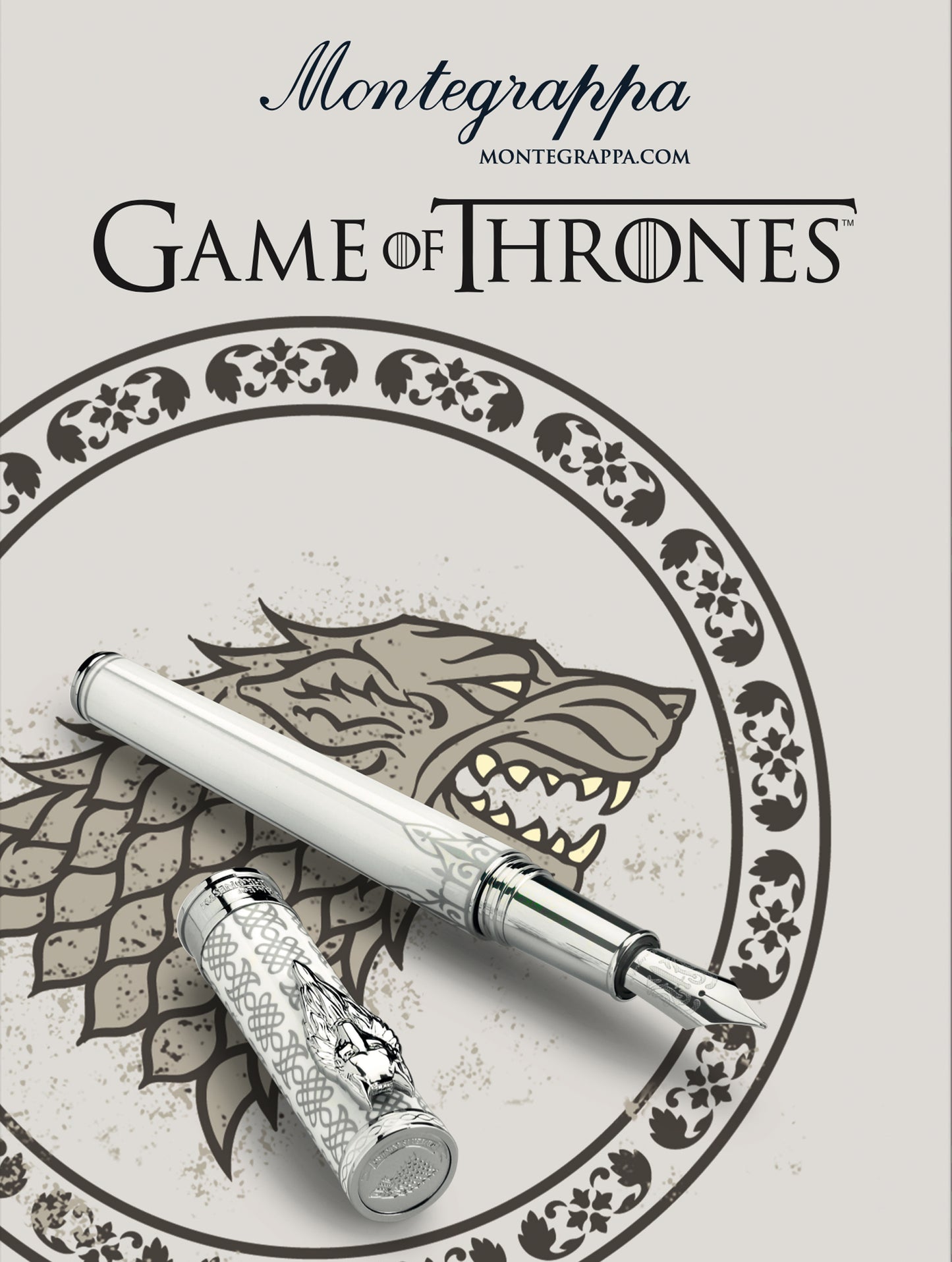 Montegrappa HBO Game of Thrones Stark Fountain Pen ISGOT2SK, 2017