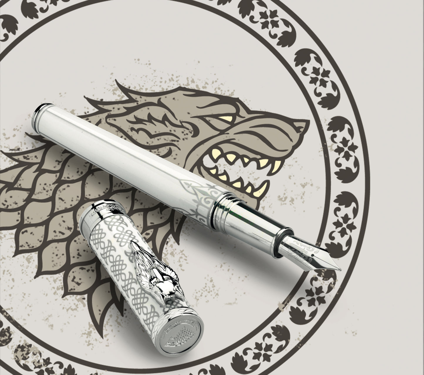 Montegrappa HBO Game of Thrones Stark Fountain Pen ISGOT2SK, 2017