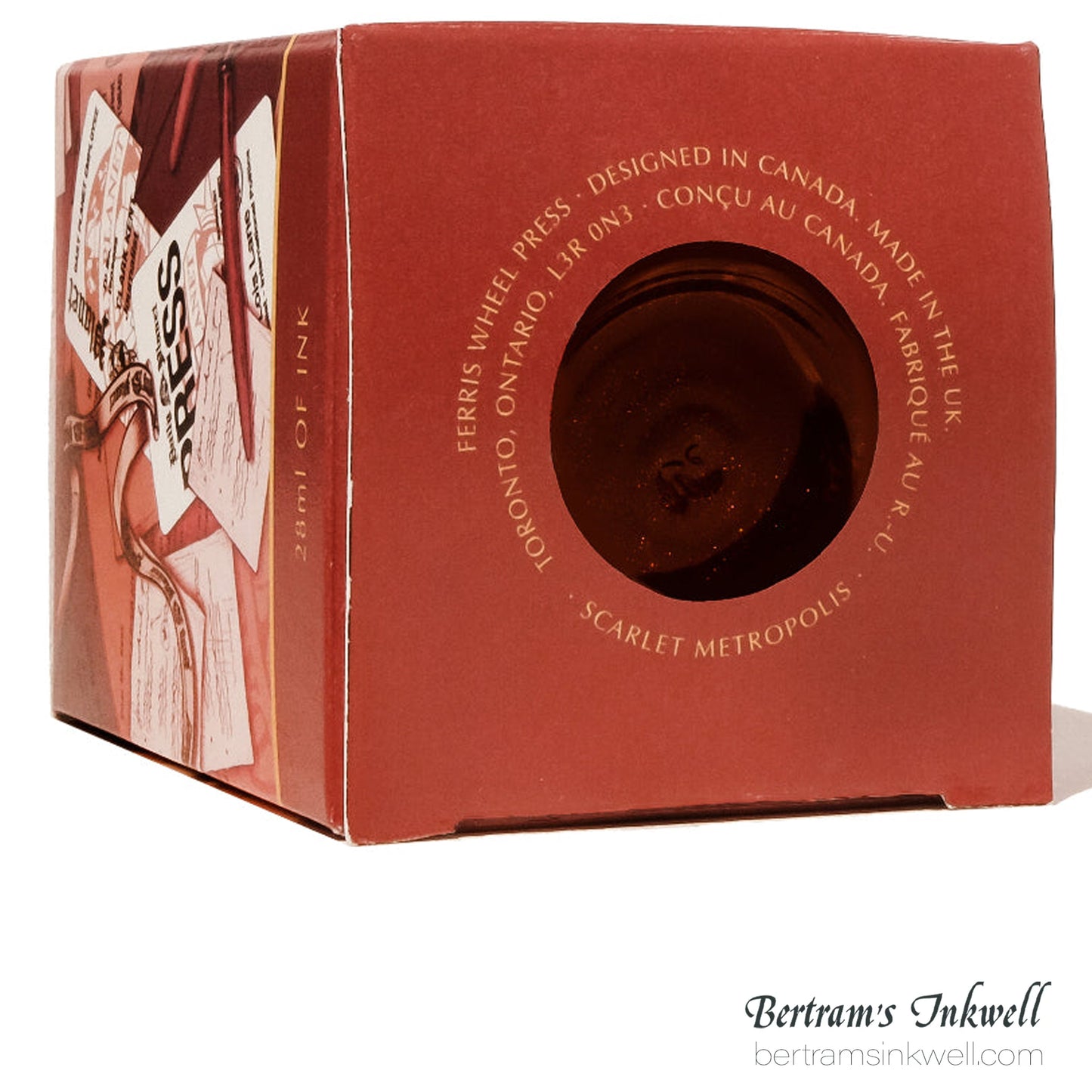 Ferris Wheel Press x Warner Bros Superman - Scarlet Metropolis - 10ml Ink Bottle
