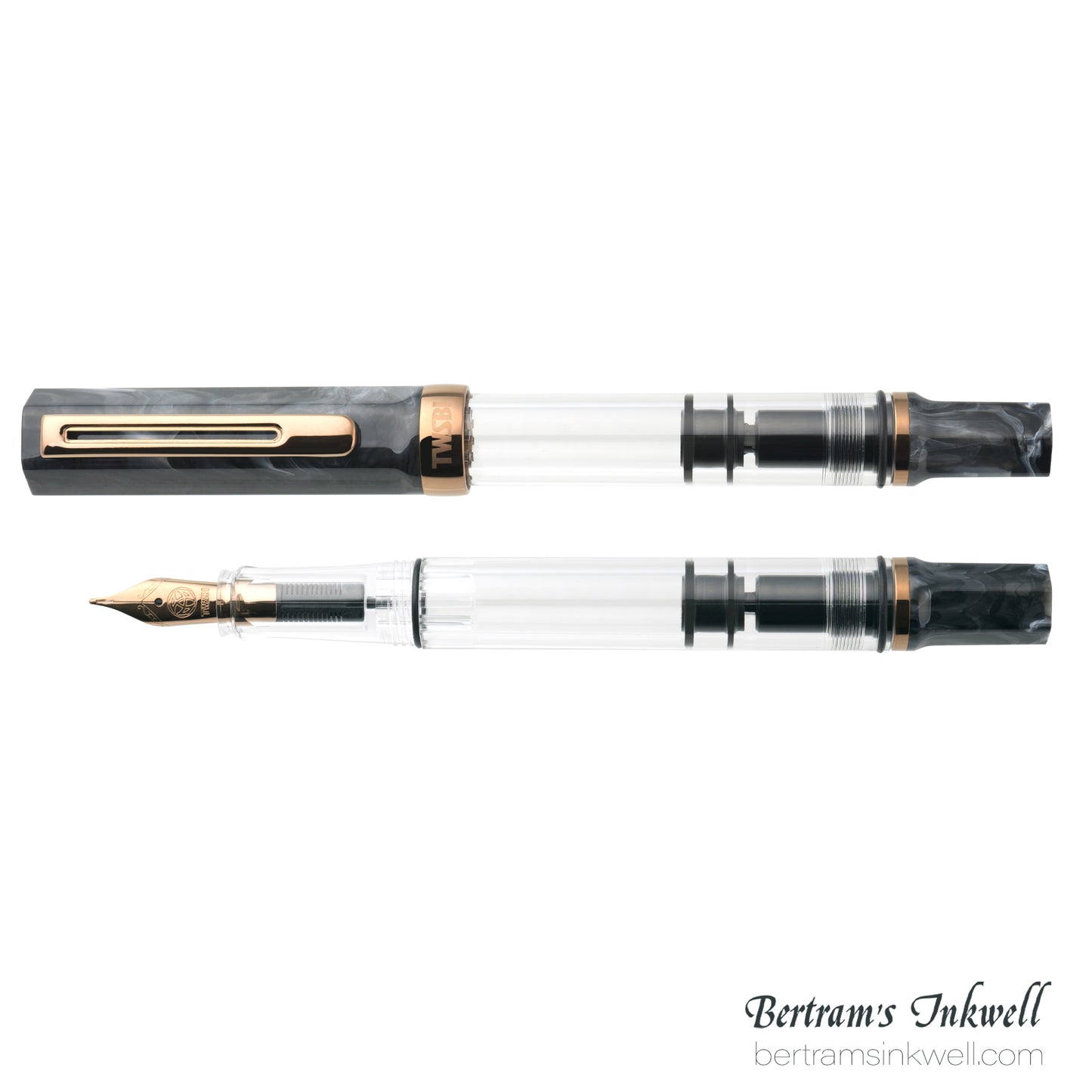 TWSBI Eco Black Marble with Bronze Fountain pen
