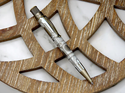 Retro 51 Tornado Vintage Metalsmith - Cathedral Rollerball Pen