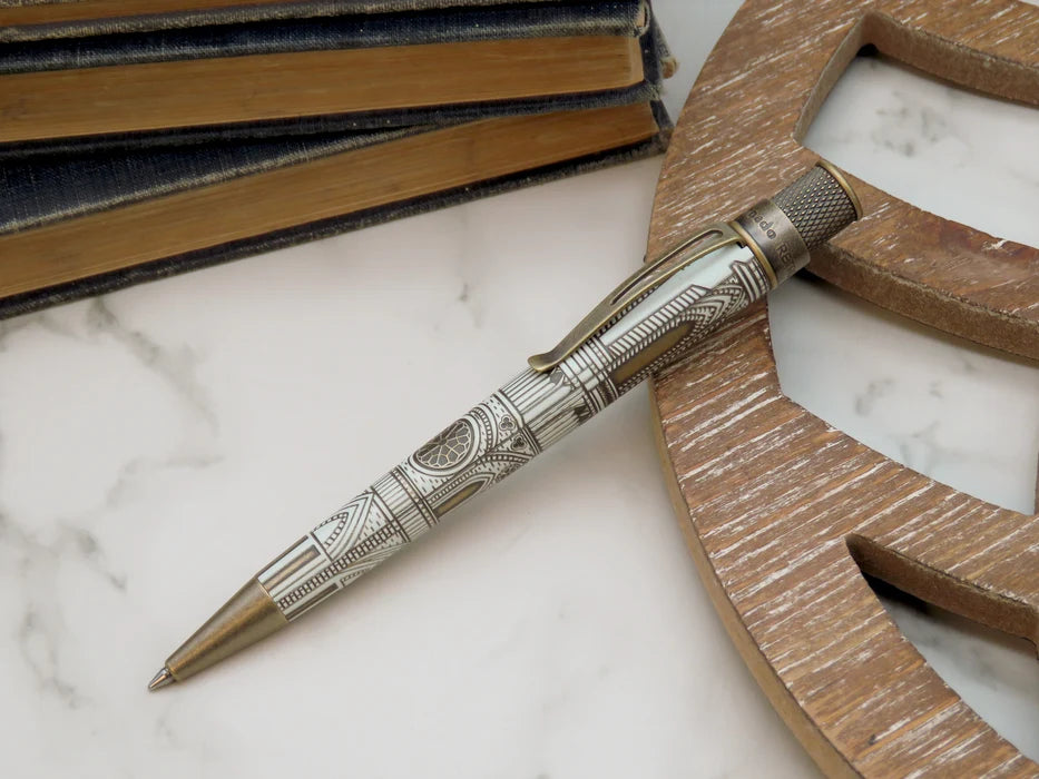 Retro 51 Tornado Vintage Metalsmith - Cathedral Rollerball Pen