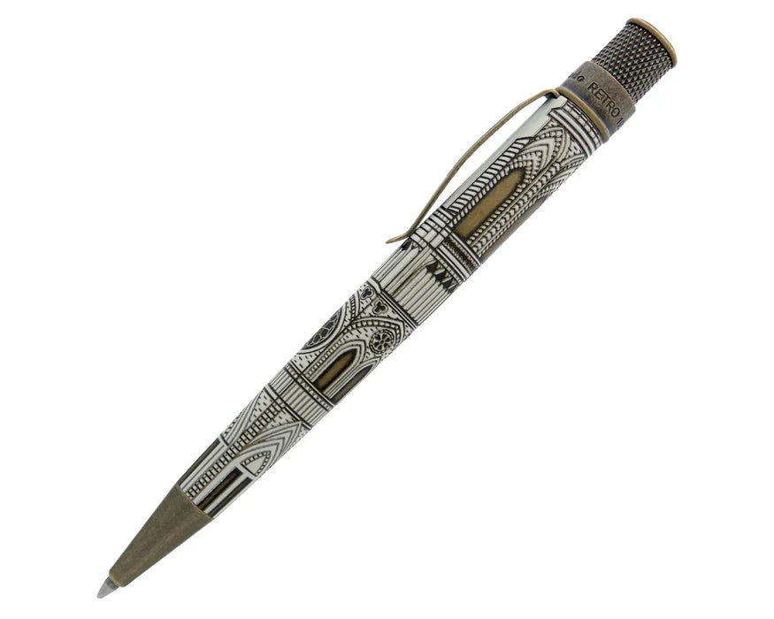 Retro 51 Tornado Vintage Metalsmith - Cathedral Rollerball Pen