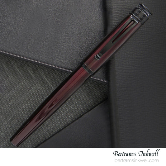 Retro 51 Tornado™ Stealth Lacquer -  Black Cherry Fountain Pen