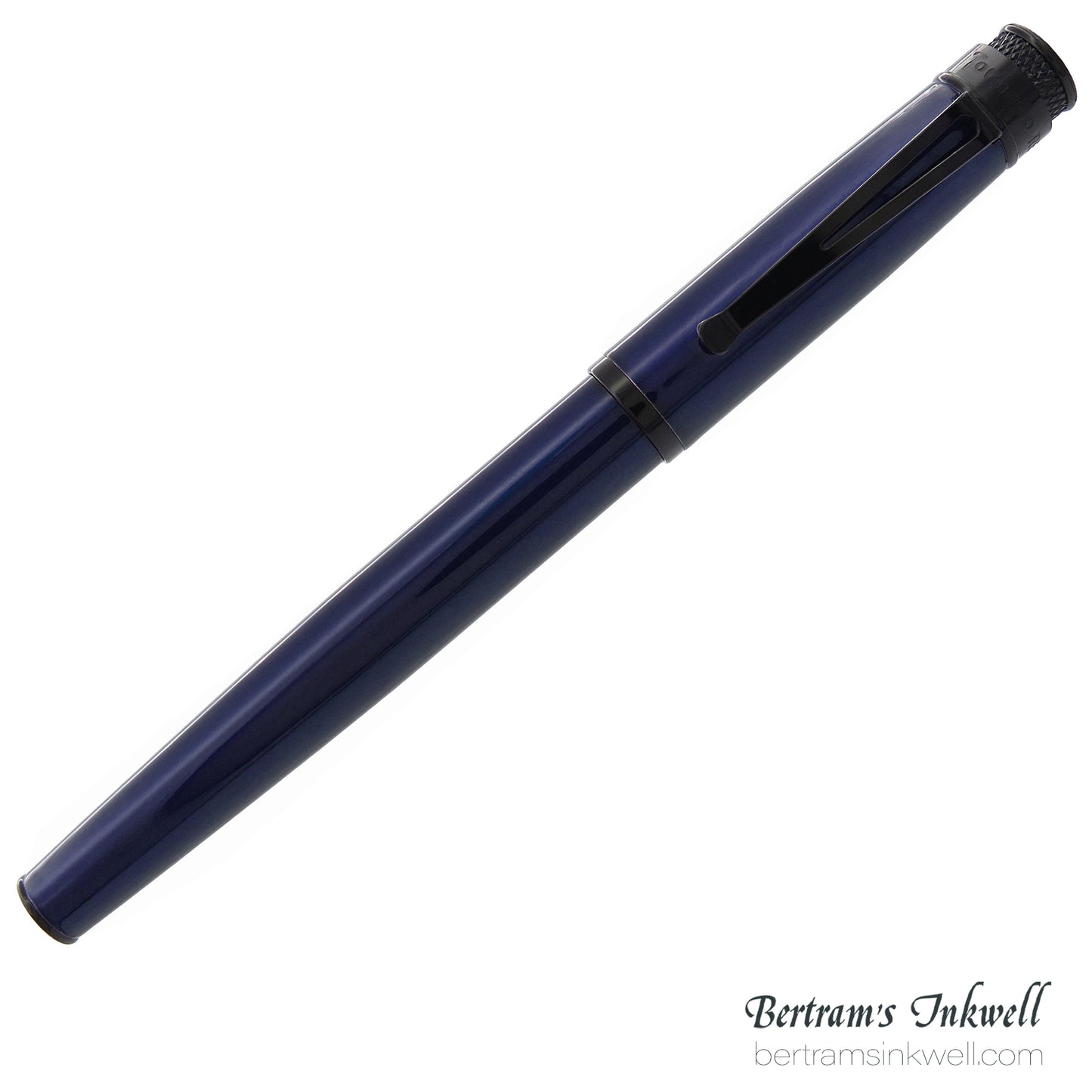 Retro 51 Tornado™ Stealth Lacquer -  Blue Black Fountain Pen