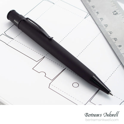 Retro 51 Tornado™ Deluxe Stealth Tornado - Matte Black Rollerball