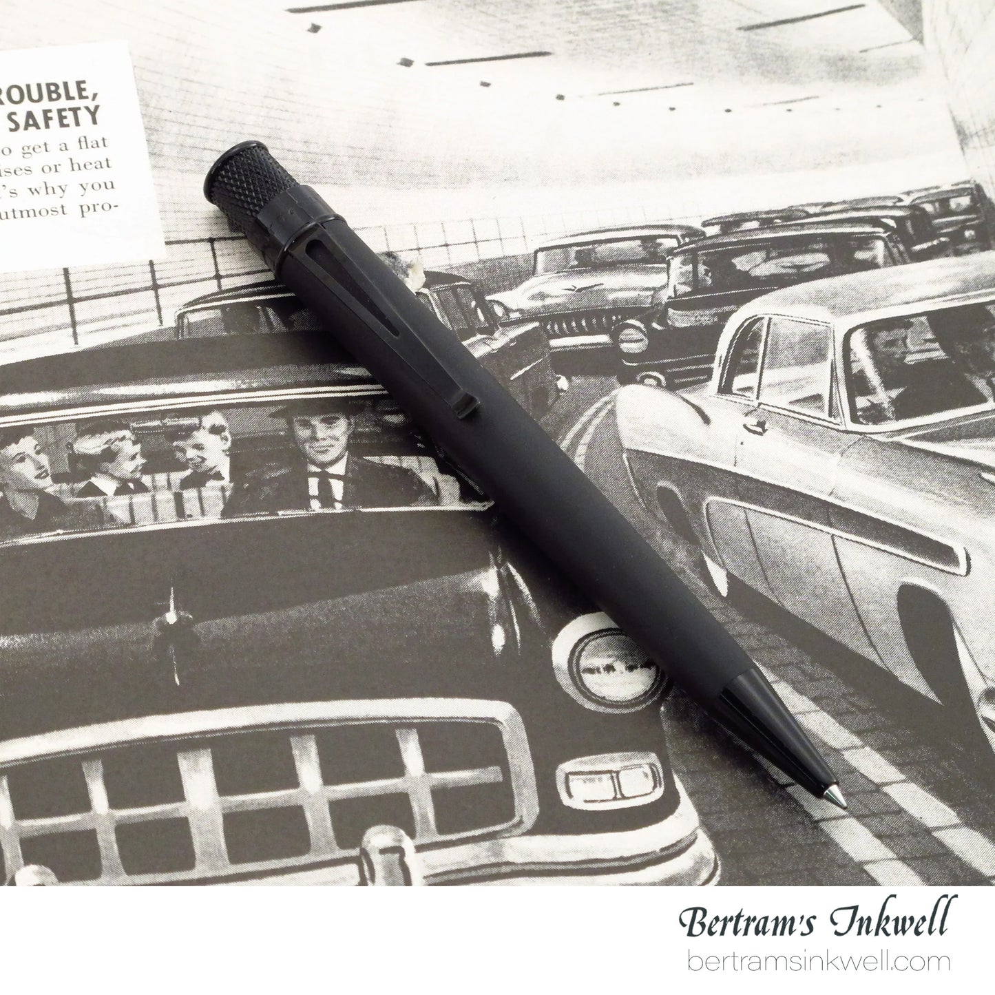 Retro 51 Tornado™ Deluxe Stealth Tornado - Matte Black Rollerball