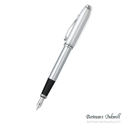 Cross Townsend® Lustrous Chrome Stainless-Steel Fountain Pen