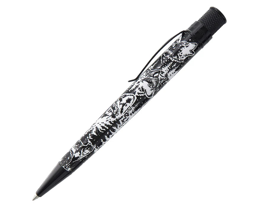 Retro 51 Wolf Rescue Glow in The Dark Ballpoint Pen