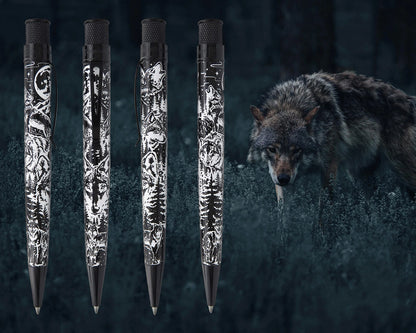 Retro 51 Wolf Rescue Glow in The Dark Ballpoint Pen
