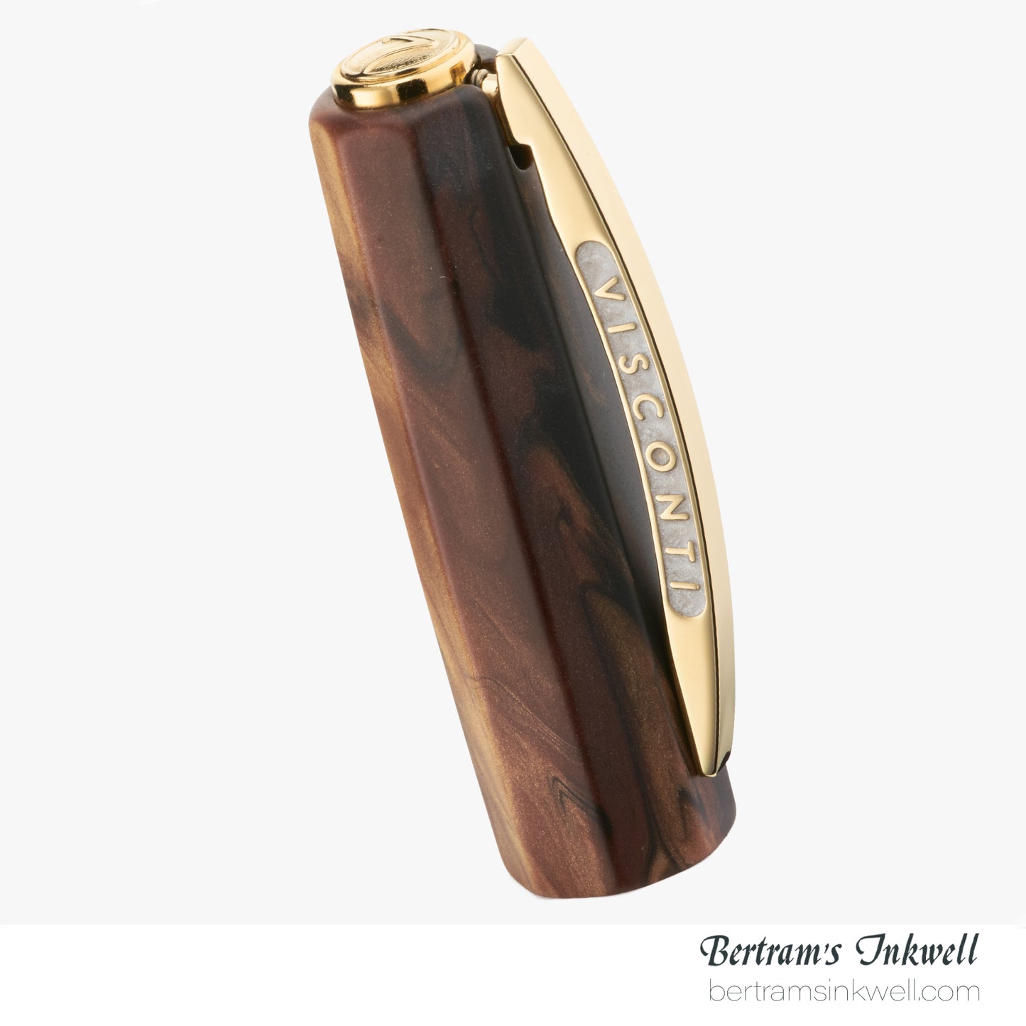 Visconti Medici Briarwood Gold Trim Oversize Fountain Pen