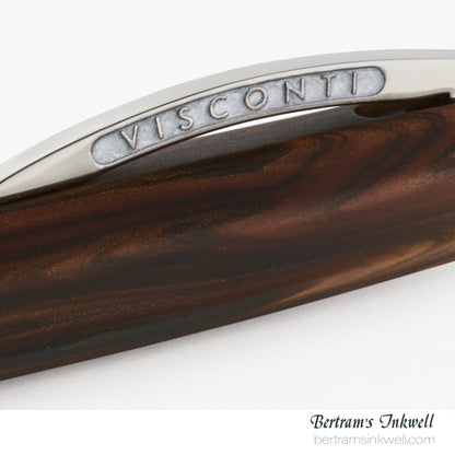 Visconti Medici Briarwood Ruthenium Trim Oversize Rollerball