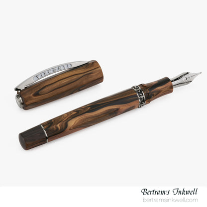 Visconti Medici Briarwood Ruthenium Trim Oversize Rollerball