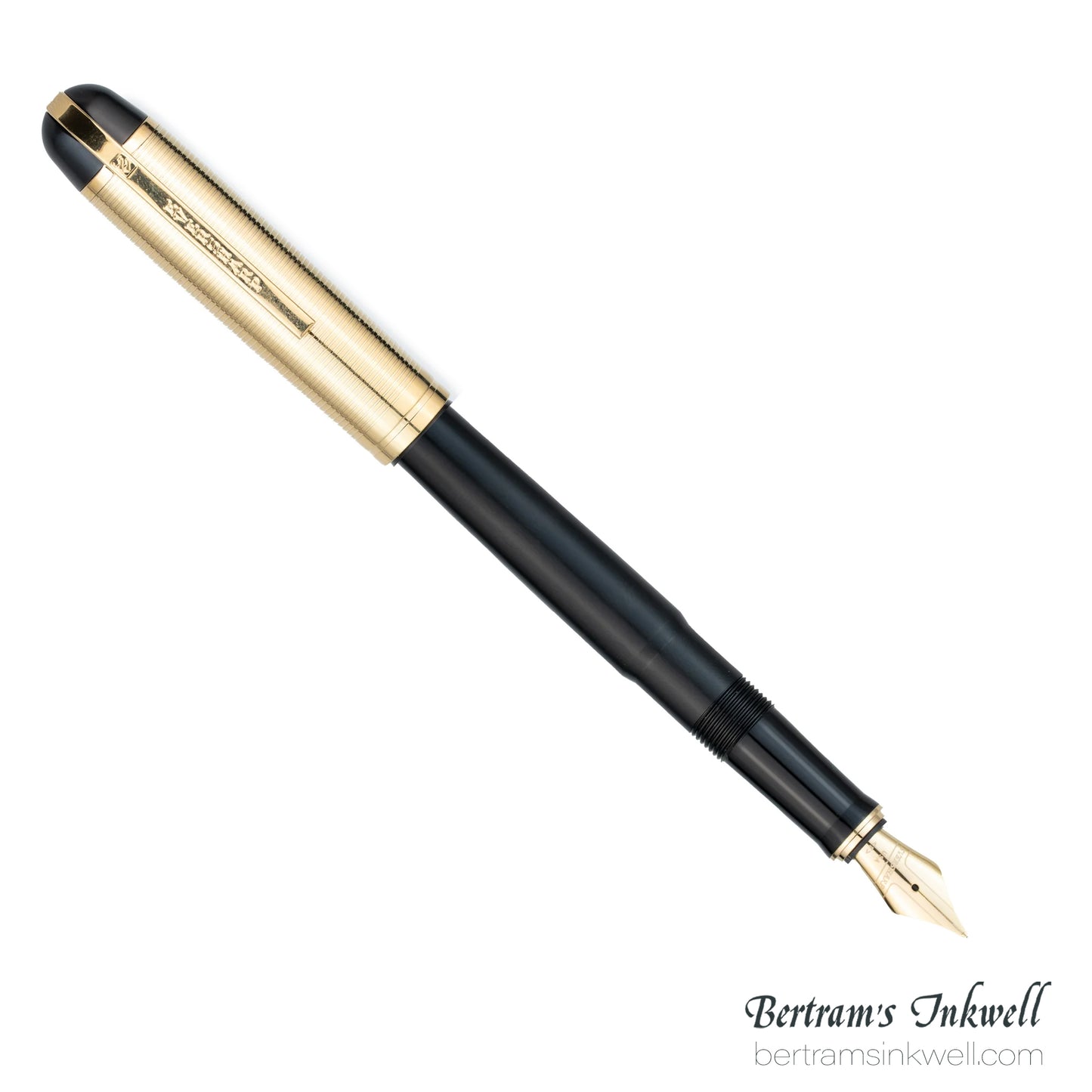 Wahl-Eversharp Skyline Black Gold Trim Fountain Pen