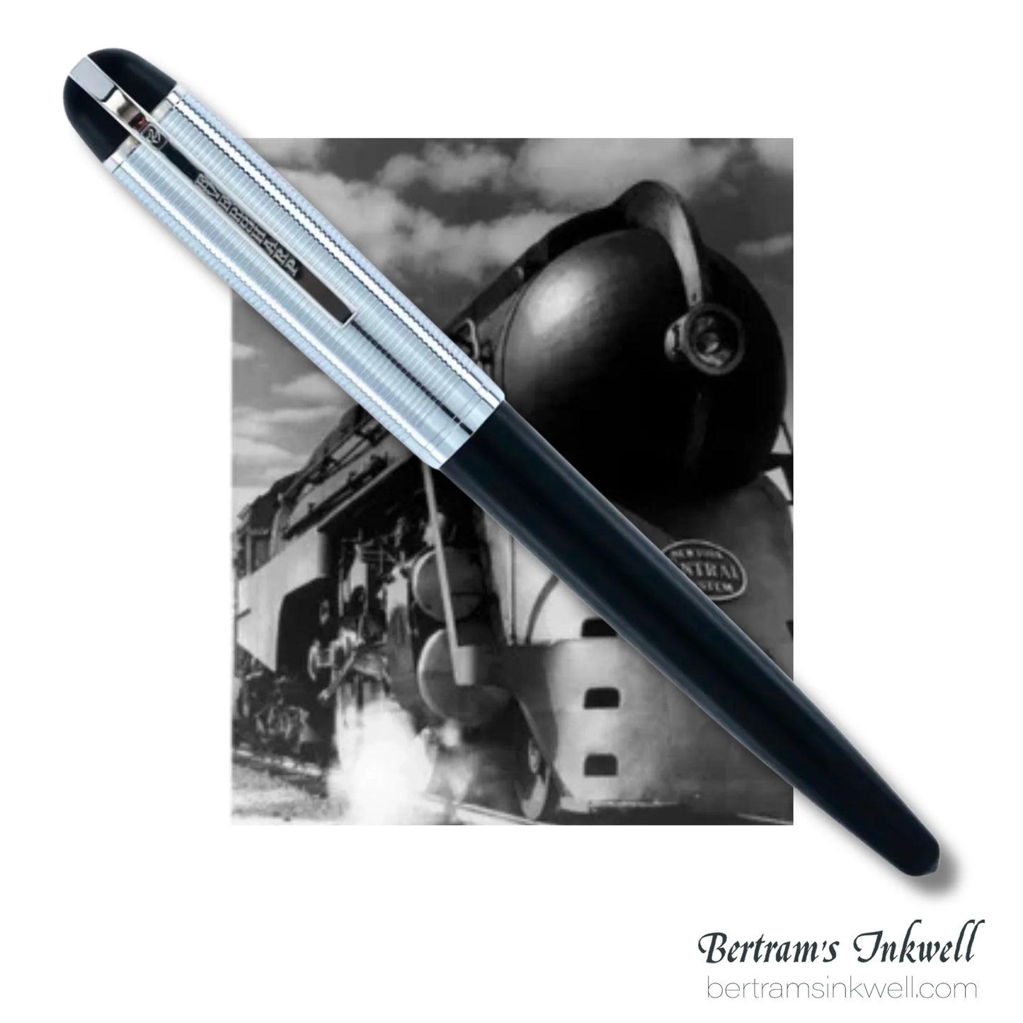 Wahl-Eversharp Skyline Black Silver Trim Fountain Pen