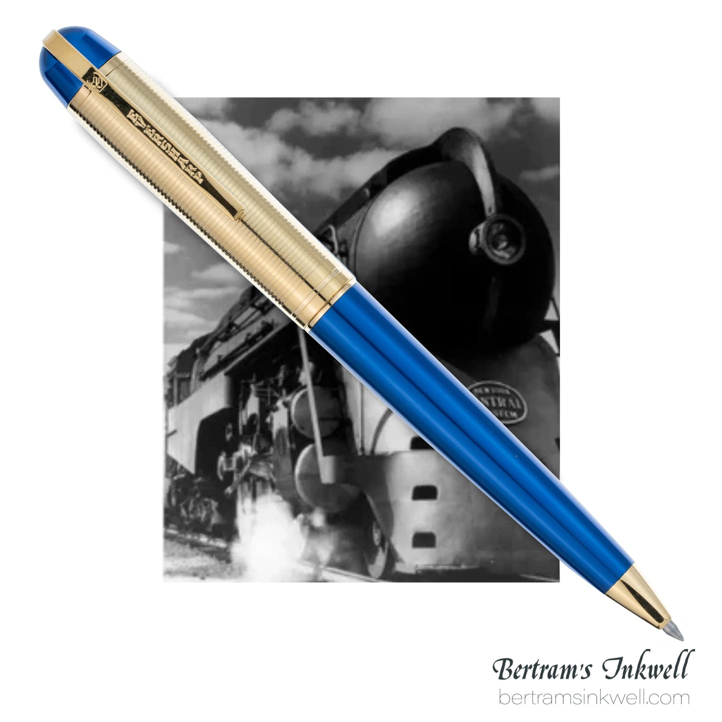 Wahl-Eversharp Skyline Blue Gold Trim Ballpoint