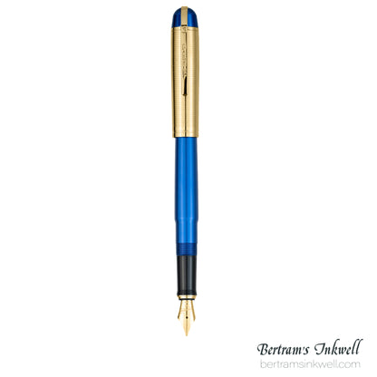 Wahl-Eversharp Skyline Blue Gold Trim Fountain Pen