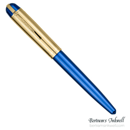 Wahl-Eversharp Skyline Blue Gold Trim Fountain Pen