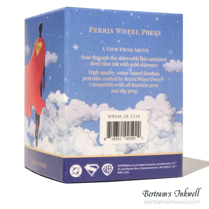 Ferris Wheel Press x Warner Bros Superman - Heroic Blue - 10ml Ink Bottle