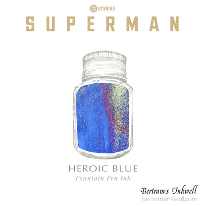 Ferris Wheel Press x Warner Bros Superman - Heroic Blue - 10ml Ink Bottle
