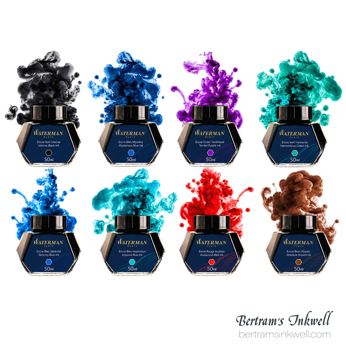 Waterman Tender Purple Fountain Pen Bottled Ink 50ml
