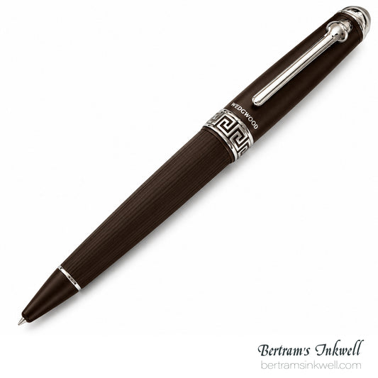 Wedgwood Brown and Chrome Jasperware Ballpoint