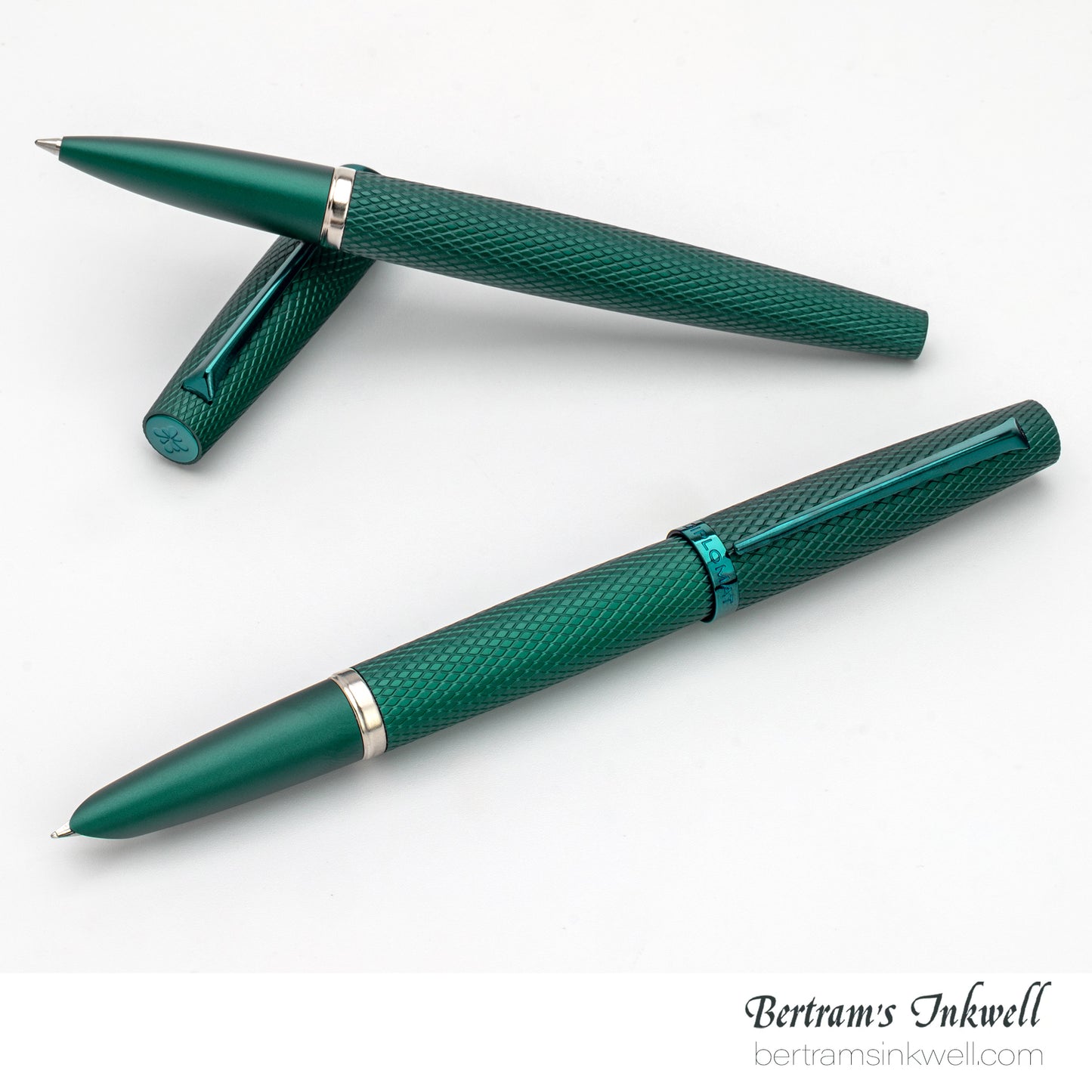 Diplomat Viper Green Guilloche Fountain Pen