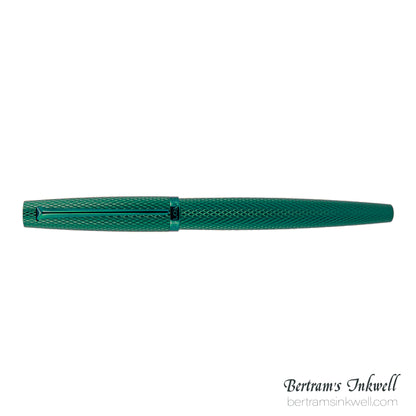 Diplomat Viper Green Guilloche Rollerball