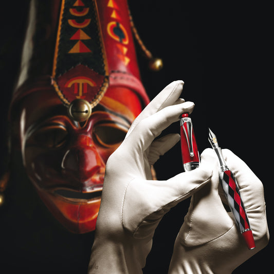 Montegrappa Invito a Rigoletto Sterling Silver Limited Edition Fountain Pen ISRGNRGR, 2013