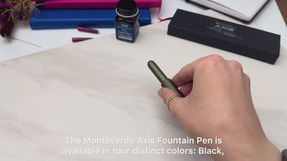 Monteverde Axis Orange Fountain Pen
