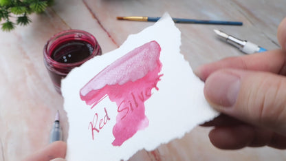 Private Reserve Ink Pearlescent Red-Silver Bottled Ink 60 ml