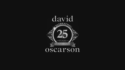 David Oscarson 25th Silver Anniversary Art Nouveau Translucent Onyx Fountain Pen