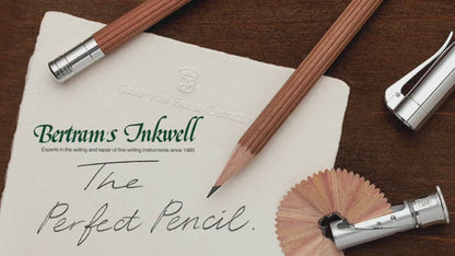 Graf Von Faber-Castell Rose Gold Plated Cap, Black Perfect Pencil