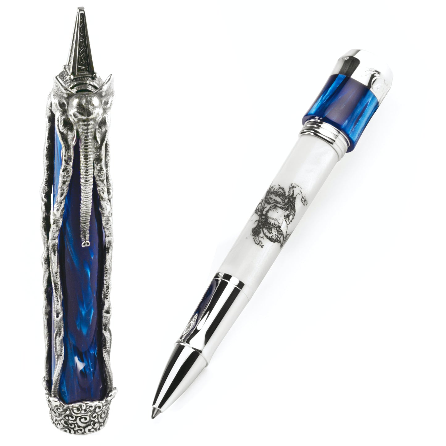 Montegrappa Salvador Dali Sterling Silver Limited Edition Rollerball ISDSNRSD, 2013