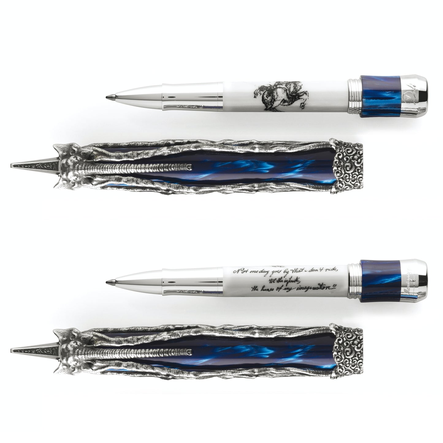 Montegrappa Salvador Dali Sterling Silver Limited Edition Rollerball ISDSNRSD, 2013