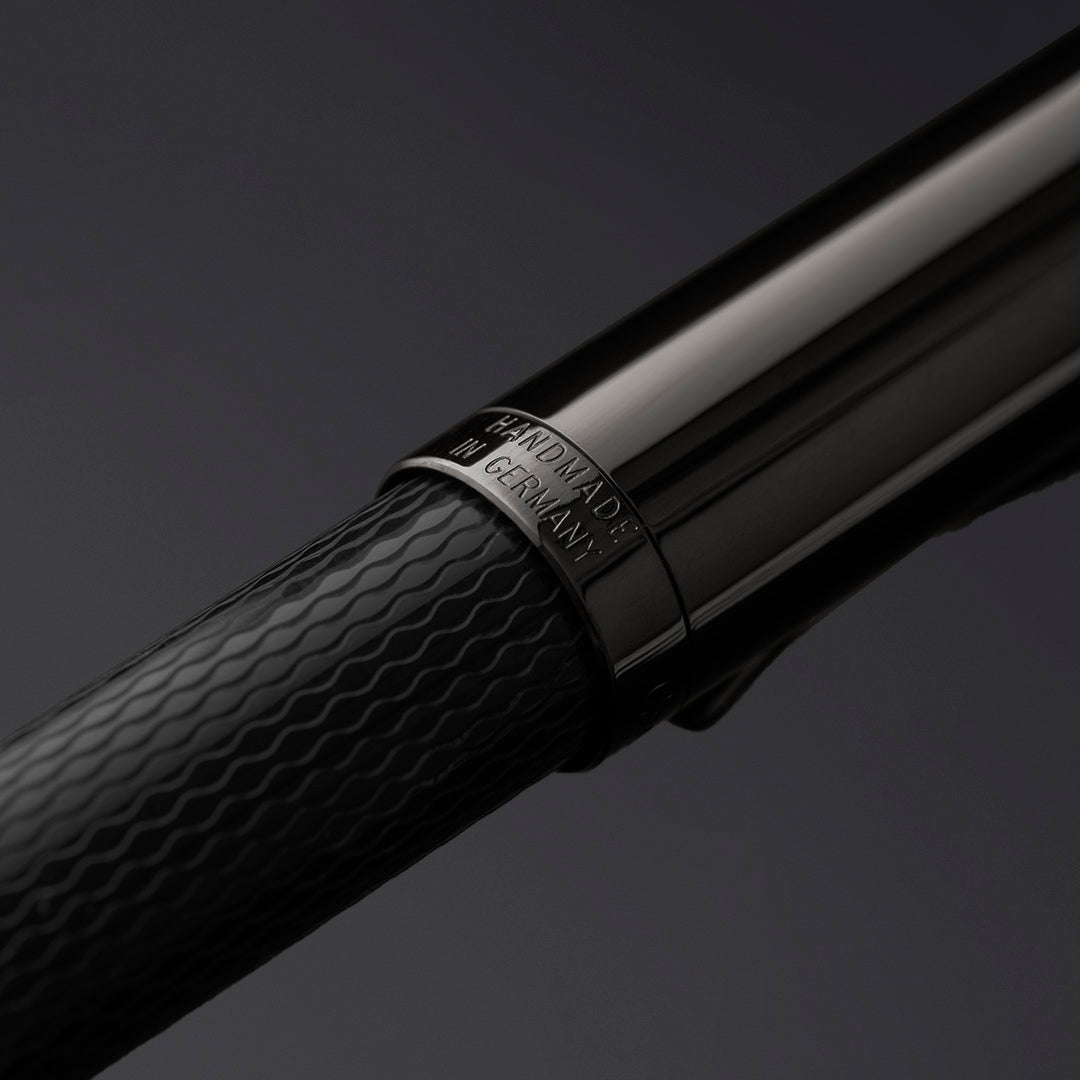 Graf von Faber-Castell Guilloche Black Edition Fountain Pen