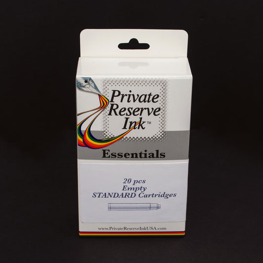 Private Reserve Ink Essentials Empty Standard International Cartridges 20 Pieces